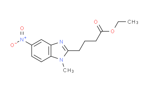 4-(1-甲基-5-硝基苯并咪唑-2-基)丁酸乙酯