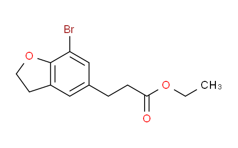 3-(7-溴-2,3-二氫苯并呋喃-5-基)丙酸乙酯