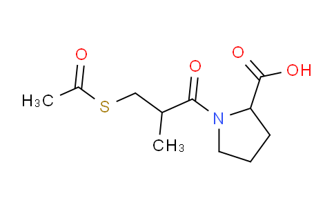N-[3-(乙酰硫基)-(2S)-甲基丙?；鵠-L-脯氨酸水合物