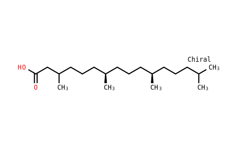 (7R,11R)-3,7,11,15-四甲基十六烷酸