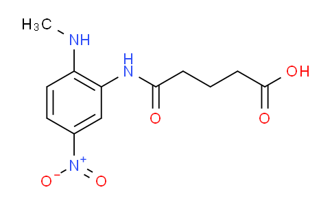 5-[2-(甲氨基)-5-硝基苯胺基]-5-氧代戊酸