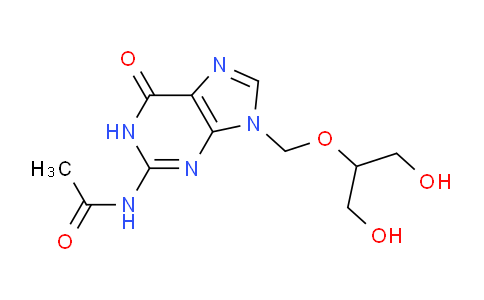 N-[6,9-二氫-9-[[2-羥基-1-(羥甲基)乙氧基]甲基]-6-氧代-1H-嘌呤-2-基]乙酰胺
