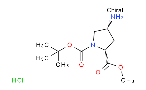 (2R,4R)-1-叔丁氧羰基-4-氨基吡咯烷2-甲酸甲酯鹽酸鹽