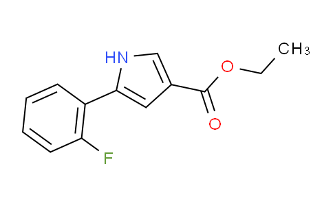5-(2-氟苯基)-1H-吡咯-3-甲酸乙酯