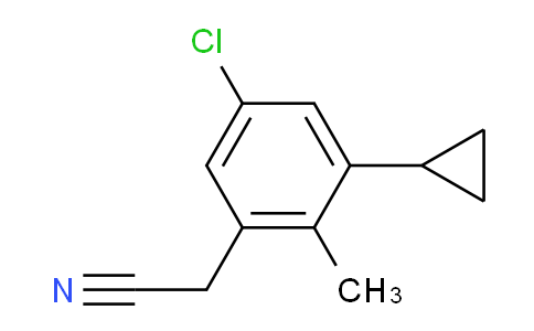 5-氯-3-环丙基-2-甲基苯乙腈