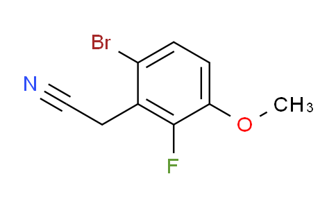 2-(6-溴-2-氟-3-甲氧基苯基)乙腈