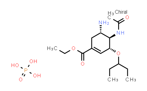Ethyl (3r,4r,5s)-4-acetamido-5-amino-3-(pentan-3-yloxy)cyclohex-1-ene-1-carboxylate phosphate