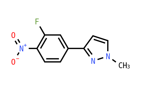 3-(3-fluoro-4-nitrophenyl)-1-methyl-1H-pyrazole