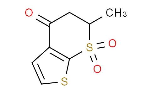 4H-噻吩并[2,3-b]噻喃-4-酮，5,6-二氫-6-甲基-，7,7-二氧化物
