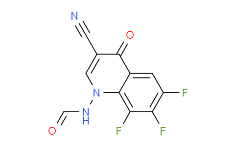 甲酰胺，N-(3-氰基-6,7,8-三氟-4-氧代-1(4H)-喹啉基)-