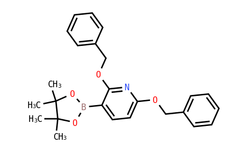 2,6-双(苄氧基)-3-(4,4,5,5-四甲基-1,3,2-二氧硼烷-2-基)吡啶