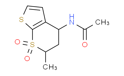 N-(5,6-二氫-6-甲基-7,7-二氧化-4H-噻吩并[2,3-b]噻喃-4-基)乙酰胺