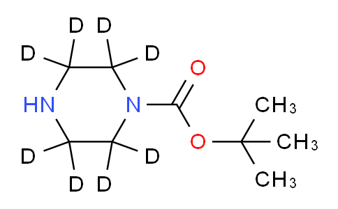 N-Boc-哌嗪-D8