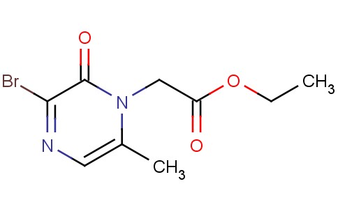 3-bromo-6-methyl-1-(ethoxycarbonylmethyl)pyrazinone