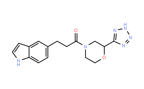 1-Propanone, 3-(1H-indol-5-yl)-1-[2-(2H-tetrazol-5-yl)-4-morpholinyl]-