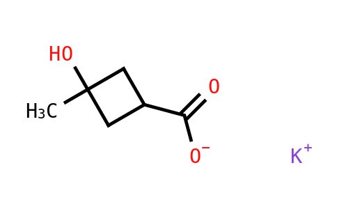 trans-3-hydroxy-3-methylcyclobutanecarboxylic acid Potassium salt