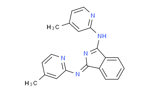 N-(4-甲基吡啶-2-基)-1-((4-甲基吡啶-2-基)亚氨基)-1H-异吲哚-3-胺