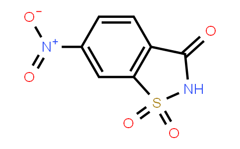 6-硝基-1,2-苯并异噻唑啉-3-酮 1,1-二氧化物