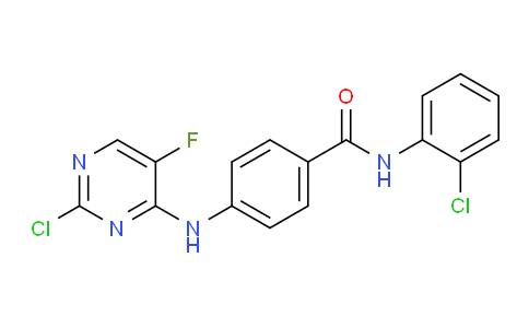 4-[(2-氯-5-氟-4-嘧啶)氨基]-n-(2-氯苯基)苯甲酰胺