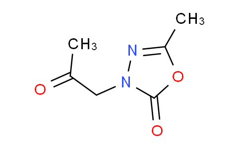 5-甲基-3-(2-氧代丙基)-2,3-二氢-1,3,4-噁二唑-2-酮