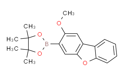 2-(2-甲氧基二苯并[B,D]呋喃-3-基)-4,4,5,5-四甲基-1,3,2-二氧杂硼烷