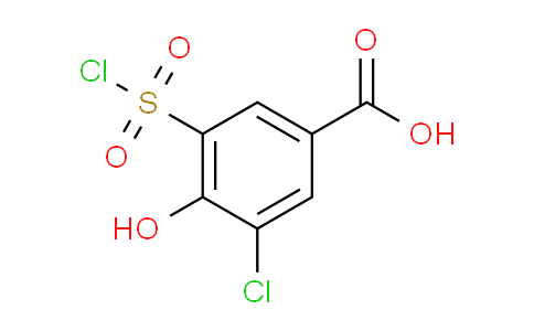 3-氯-5-(氯磺；)-4-羟基苯甲酸