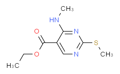 4-甲胺基-2-甲硫基-5-嘧啶甲酸乙酯