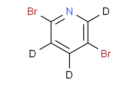 2,5-二溴吡啶-3,4,6-D3