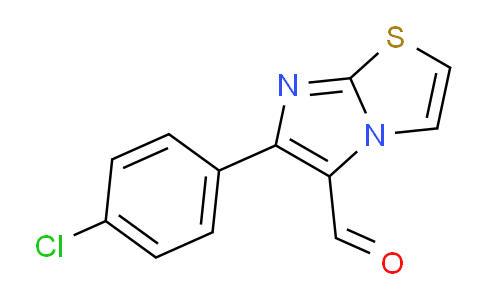 6-(4-氯苯基)咪唑并[2,1-b][1,3]噻唑-5-甲醛
