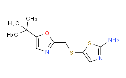 5-{[(5-叔丁基-1,3-噁唑-2-基)甲基]磺；鶀-1,3-噻唑-2-胺