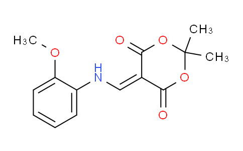 1,3-Dioxane-4,6-dione,5-[[(2-methoxyphenyl)amino]methylene]-2,2-dimethyl-