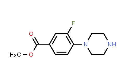 Methyl 3-fluoro-4-(1-piperazinyl)benzoate