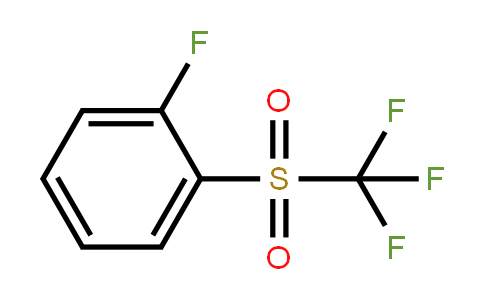 1-Fluoro-2-(trifluoromethylsulfonyl)benzene CAS No.:2358-41-0