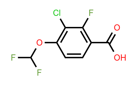 3-氯-4-(二氟甲氧基)-2-氟苯酸
