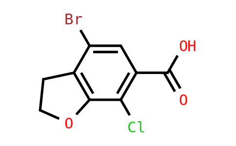 4-溴-7-氯-2,3-二氫苯并呋喃-6-羧酸