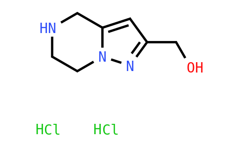 (4,5,6,7-四氢吡唑并[1,5-A]吡嗪-2-基)甲醇 二盐酸盐