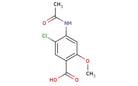 2-甲氧基-4-乙酰胺基-5-氯苯甲酸