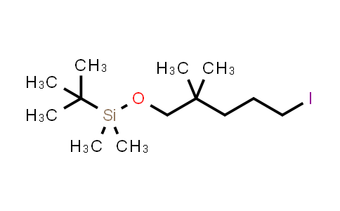 Tert-butyl((5-iodo-2,2-dimethylpentyl)oxy)dimethylsilane