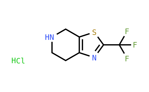 噻唑并[5,4-c]吡啶,4,5,6,7-四氫-2-(三氟甲基)-,鹽酸鹽 (1:1)
