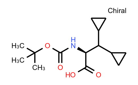 (S)-2-((叔丁氧羰基)氨基)-3,3-二环丙基丙酸
