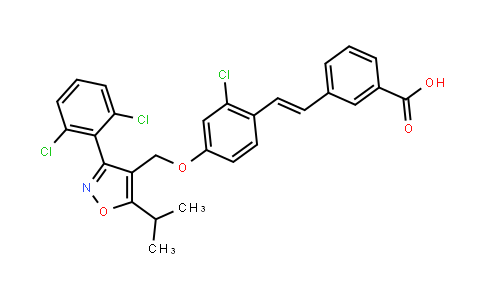 3-(2,6-二氯苯基)-4-(3'-羧基-2-氯二苯乙烯-4-基)氧甲基-5-异丙基异恶唑