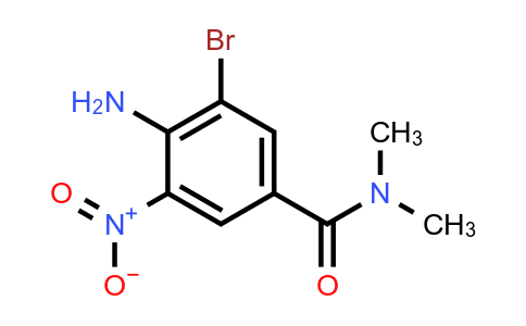 4-氨基-3-溴-N,N-二甲基-5-硝基苯甲酰胺