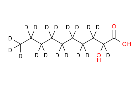 DL-2-羟基癸酸-D18