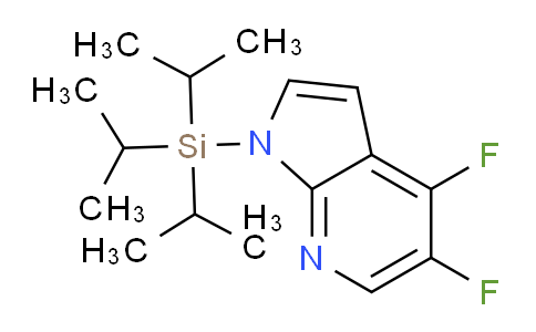 4,5-二氟-1-[三(1-甲基乙基)硅酯]-1H-吡咯并[2,3-B]吡啶