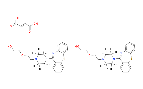 半富马酸喹硫平-D8
