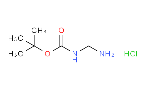 N-<(tert-butoxycarbonyl)amino>methylaminehydrochloride