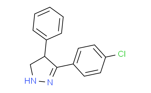 3-(4-氯苯基)-4-苯基-4,5-二氢-1H-吡唑