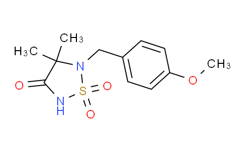 5-(4-甲氧基-苄基)-4,4-二甲基-1,1-二氧代-1l6-[1,2,5]噻二唑-3-酮