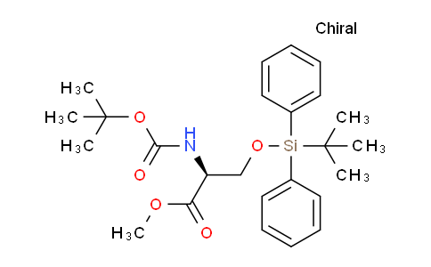 L-Serine,N-[(1,1-dimethylethoxy)carbonyl]-O-[(1,1-dimethylethyl)diphenylsilyl]-,methylester