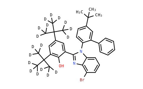2-[4-溴-1-[5-(1,1-二甲基乙基)[1,1'-联苯]-2-基]-1H-苯并咪唑-2-基]-4,6-双(1,1-二甲基乙基-D9)-酚